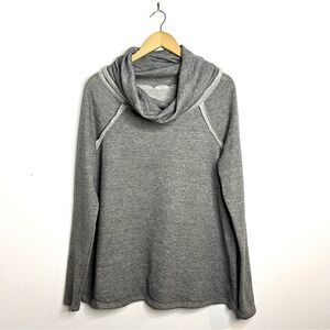 12pm by Mon Ami Grey Heather Cowlneck Tunic Sweatshirt